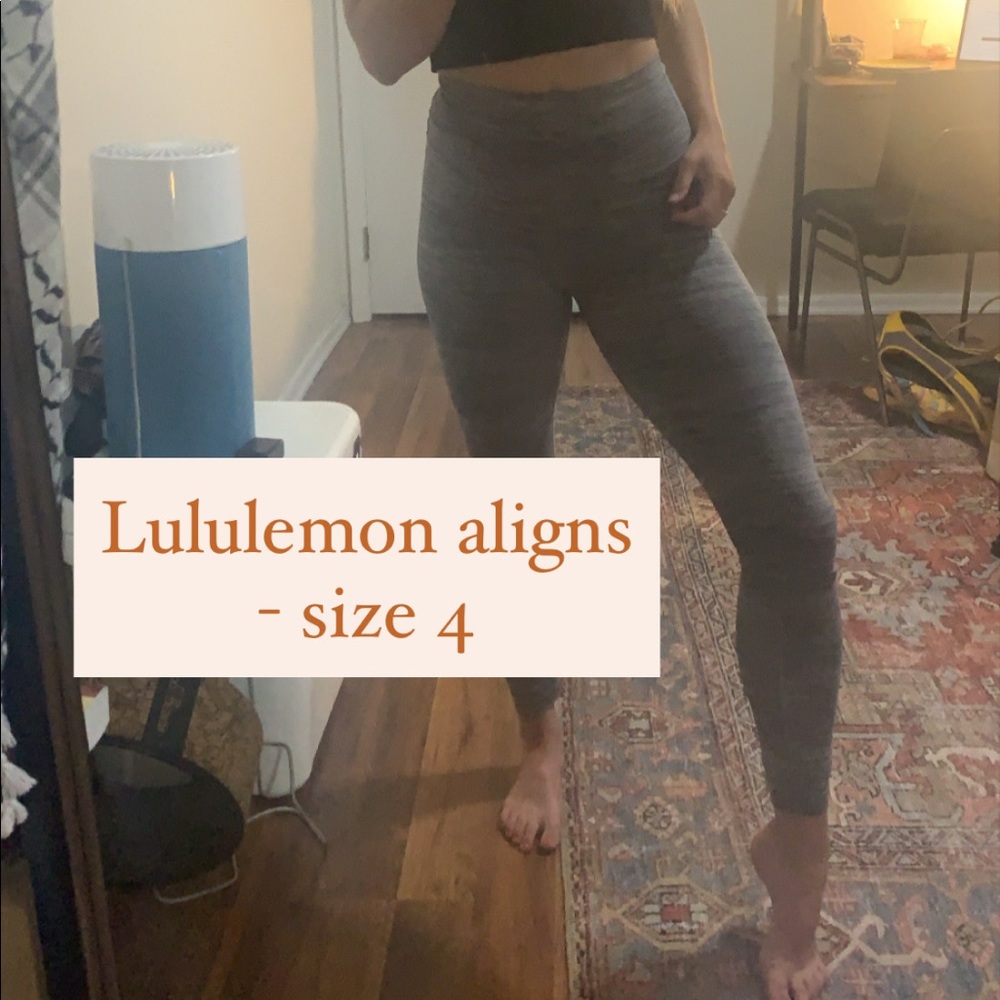 Lululemon Align 25” ( grey size 4 )